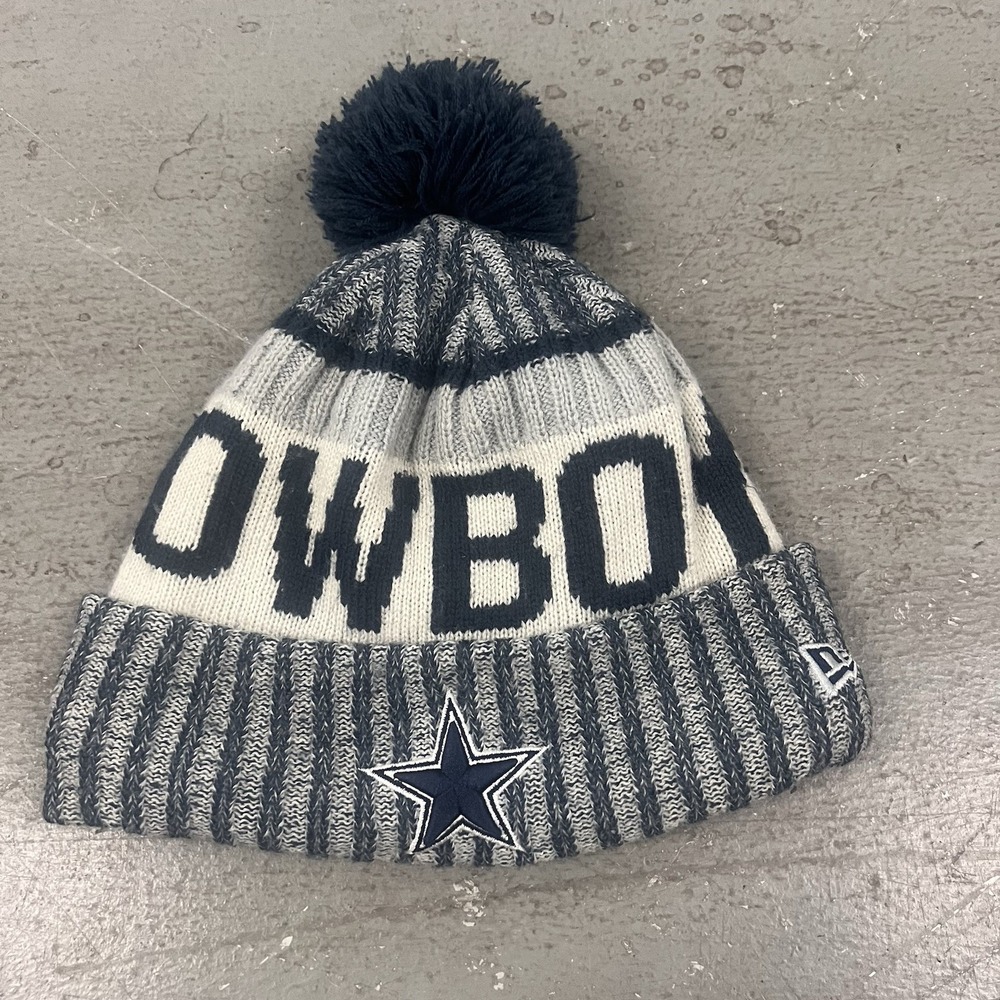 Dallas Cowboys Men's 2017 NFL New Era Sideline Sport Knit Hat 100%‎ Authentic